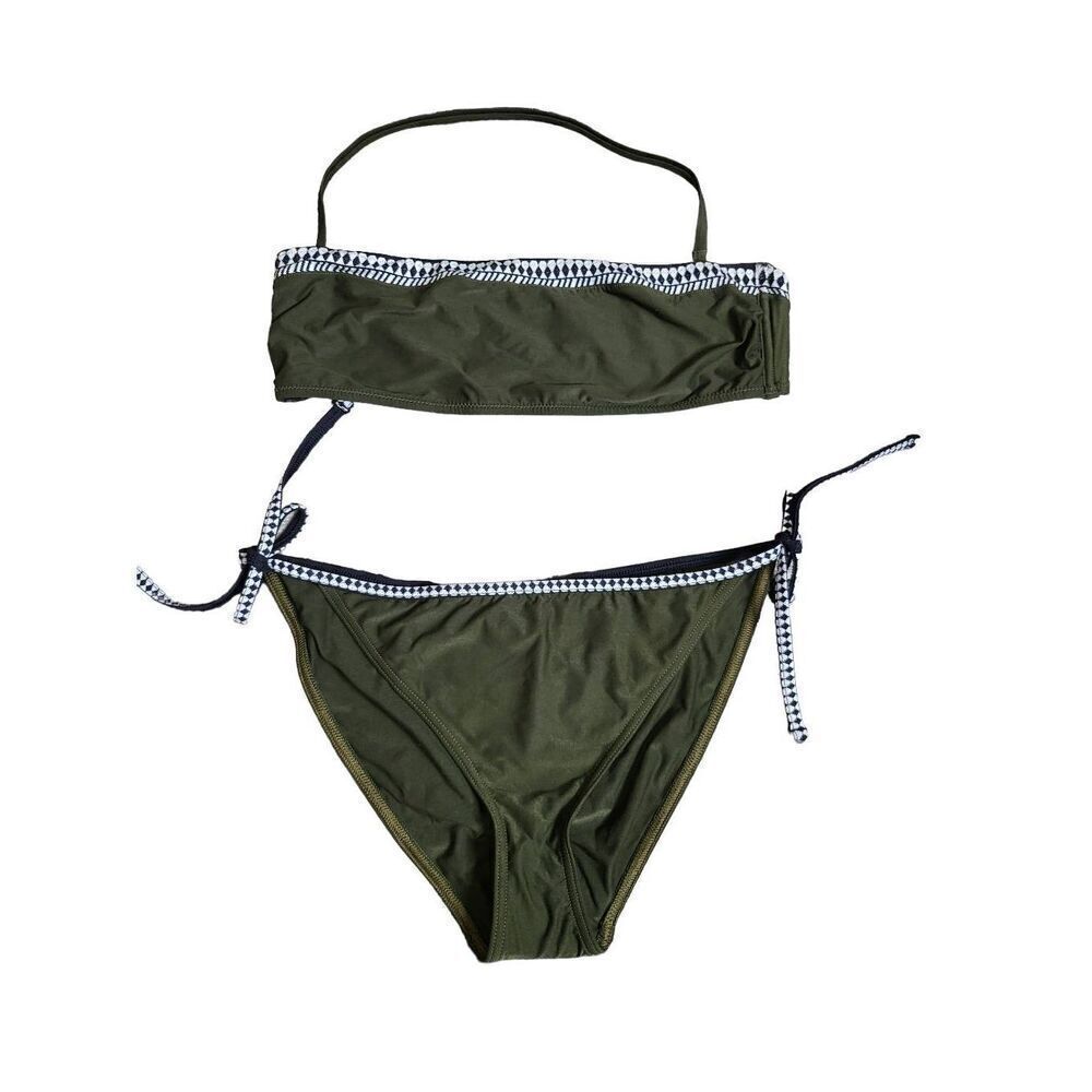 Lemlem Bandeau Top and String Bikini Bottom